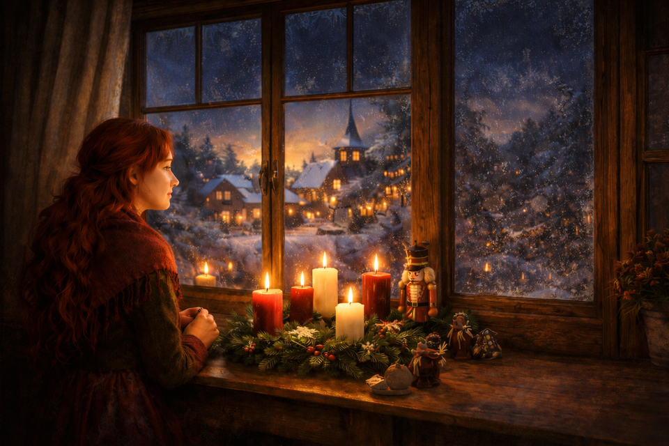 A German Christmas: Candlelight, Waiting, and the Stillness That Knows My Name