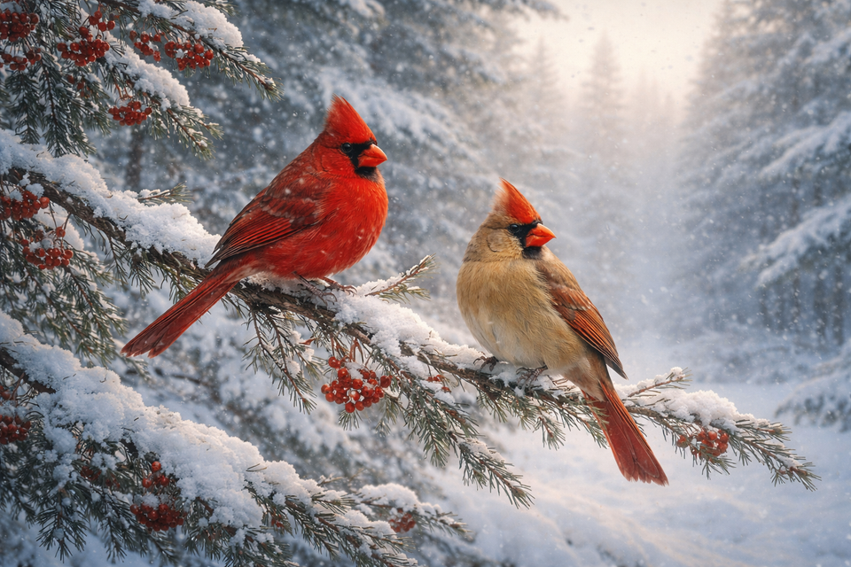 The Animal Messenger Series: The Cardinal - Keeper of Love and Sacred Presence