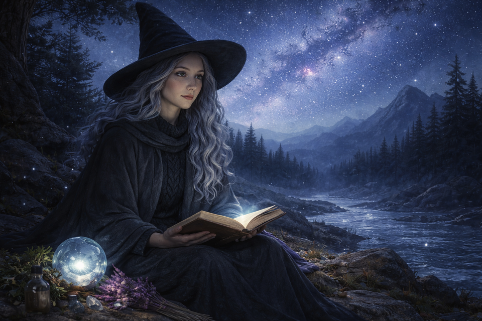 The Zodiac Signs as Witches Series: The Aquarius Witch: Vision, Liberation & Star-Born Magic