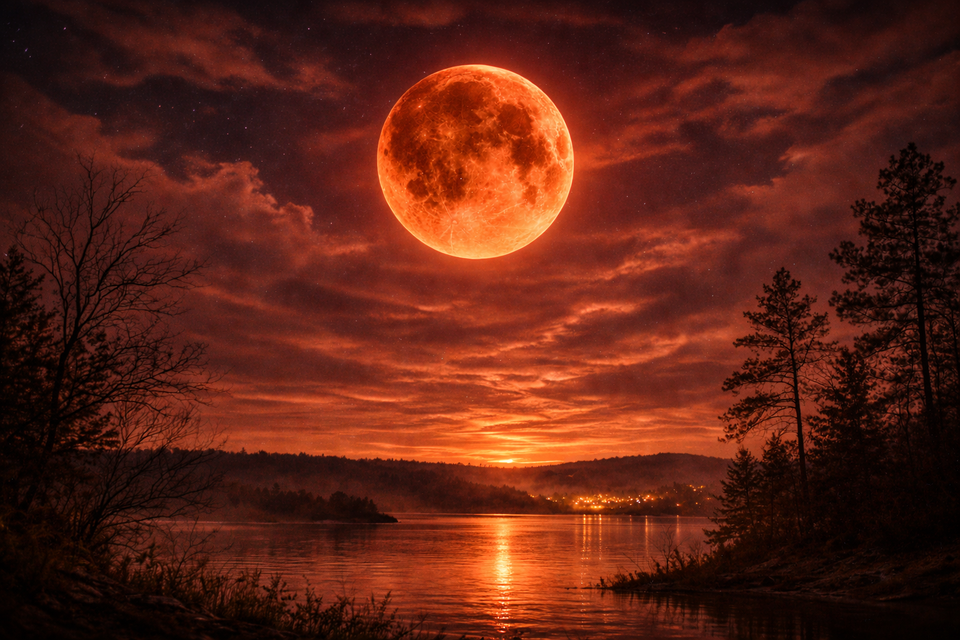 The Blood Moon in Virgo: A Sacred Reckoning Under March Skies